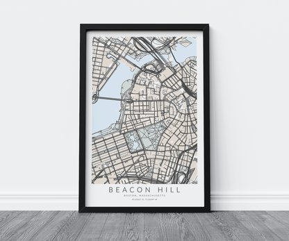Beacon Hill Map Print
