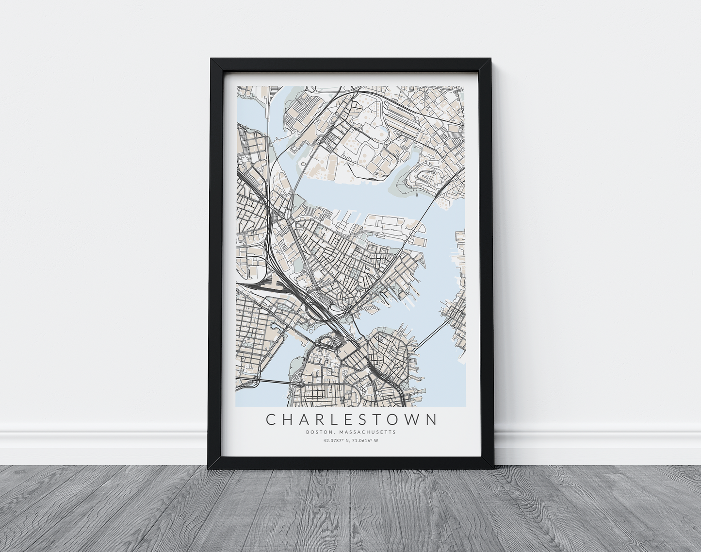 Charlestown Map Print