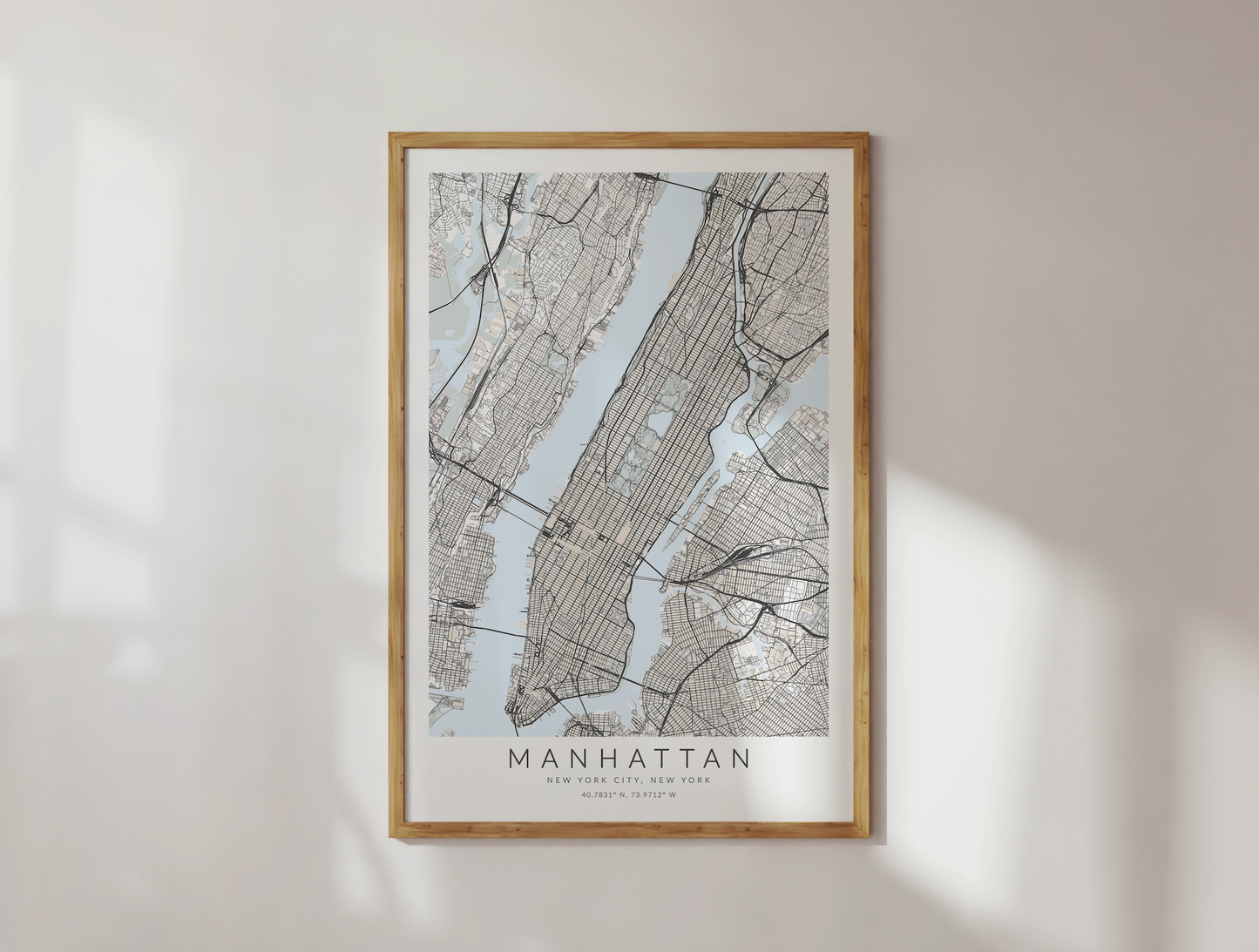Manhattan Map Print