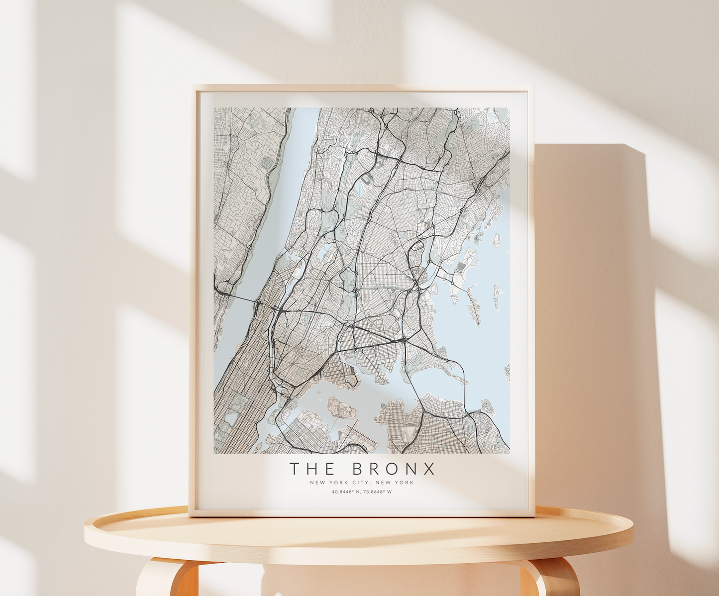 The Bronx Map Print