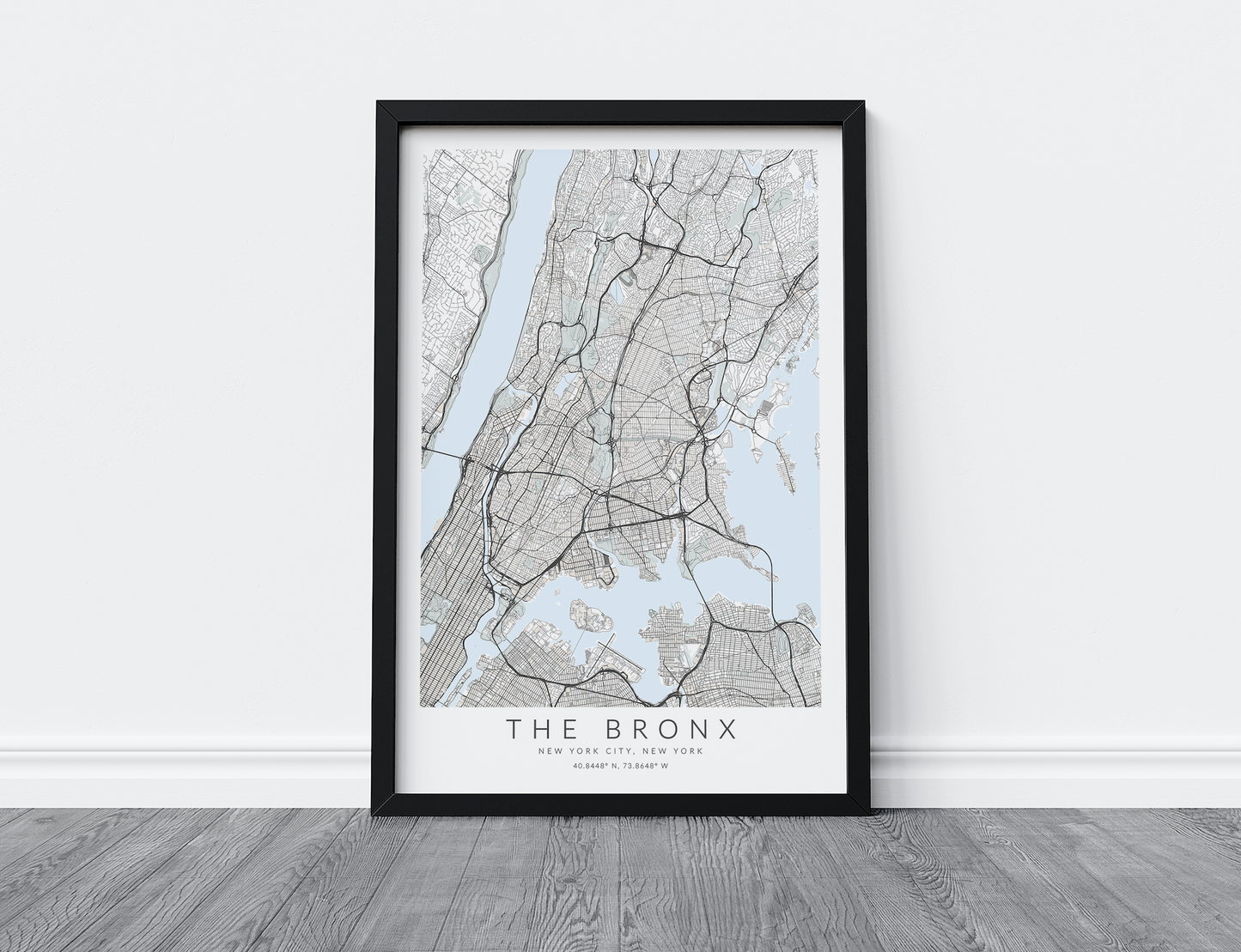 The Bronx Map Print