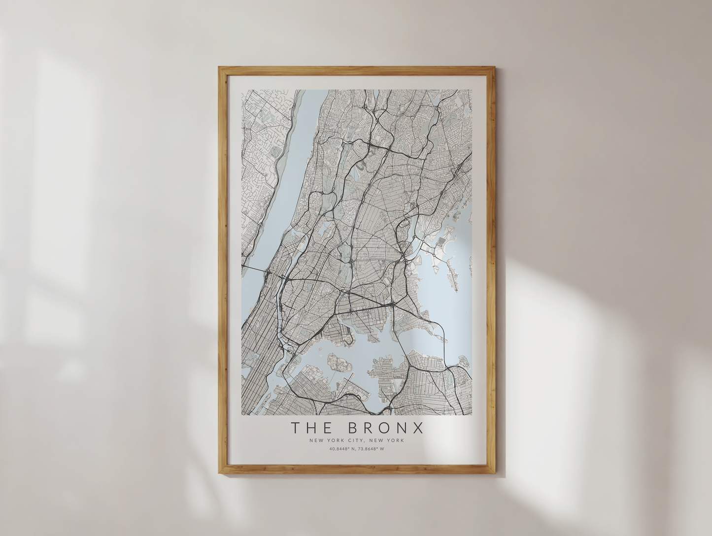 The Bronx Map Print