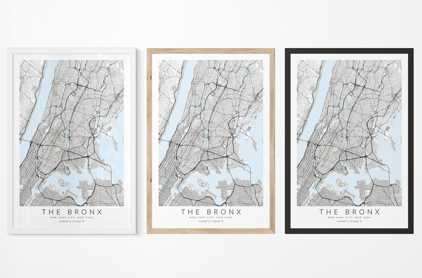 The Bronx Map Print