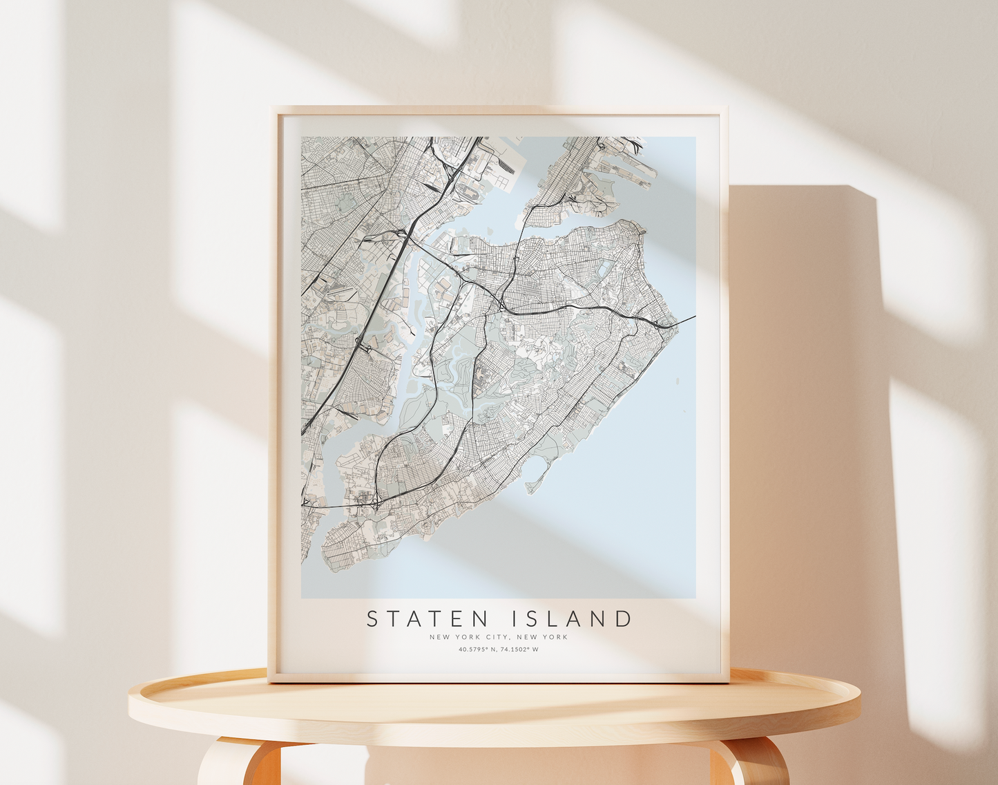 Staten Island Map Print