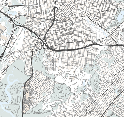 Staten Island Map Print