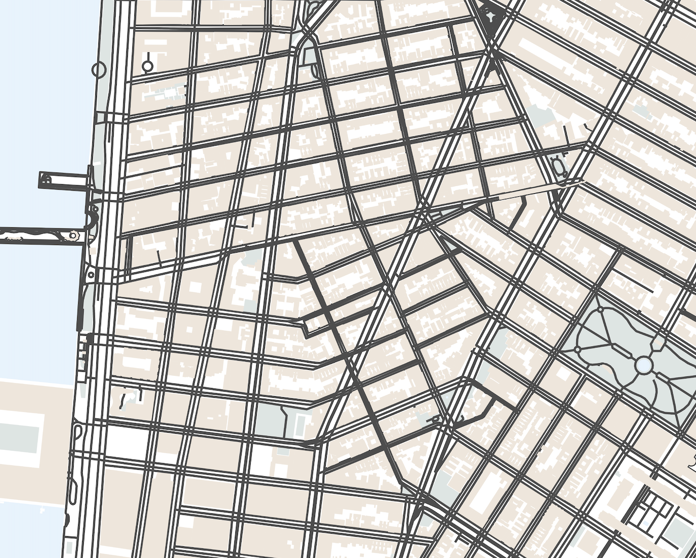 Greenwich Village Map Print