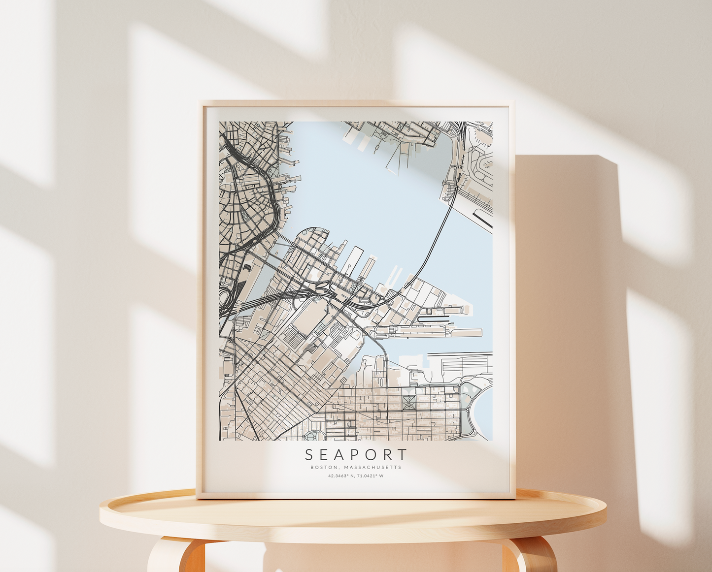 Seaport Map Print