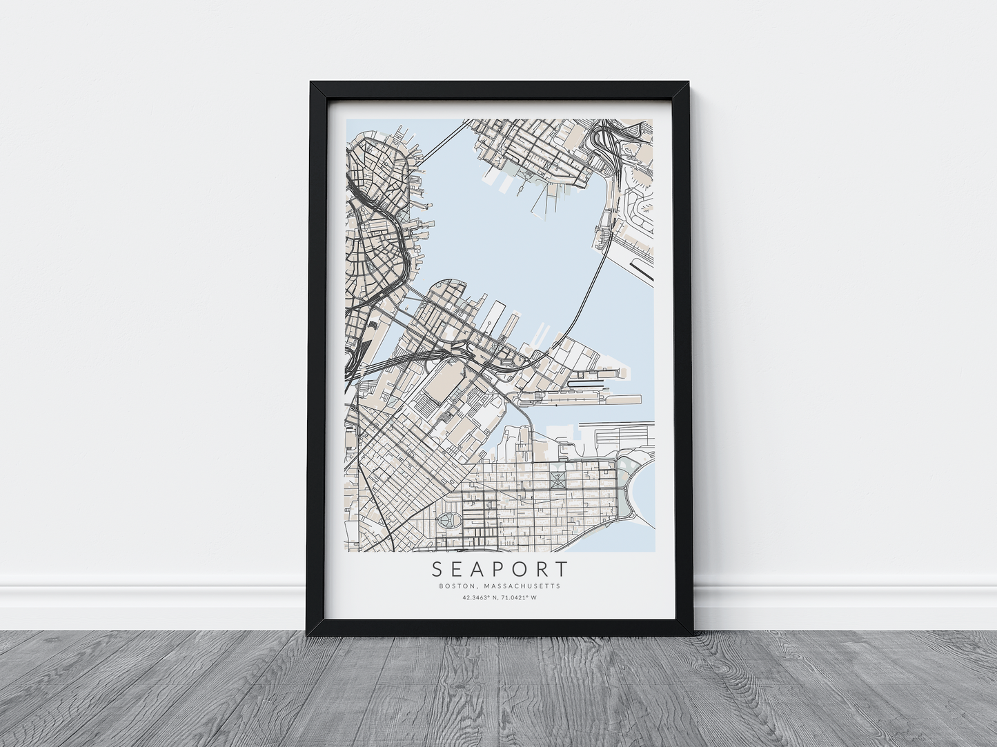 Seaport Map Print