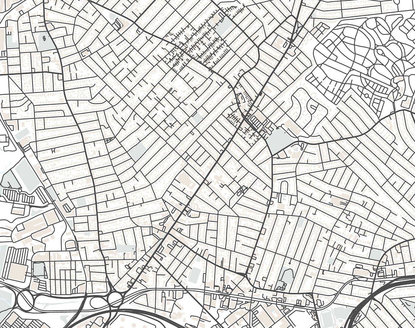 Everett Map Print
