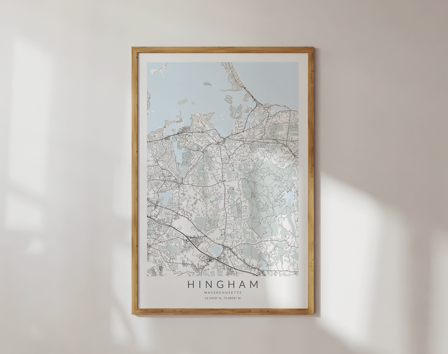 Hingham Map Print