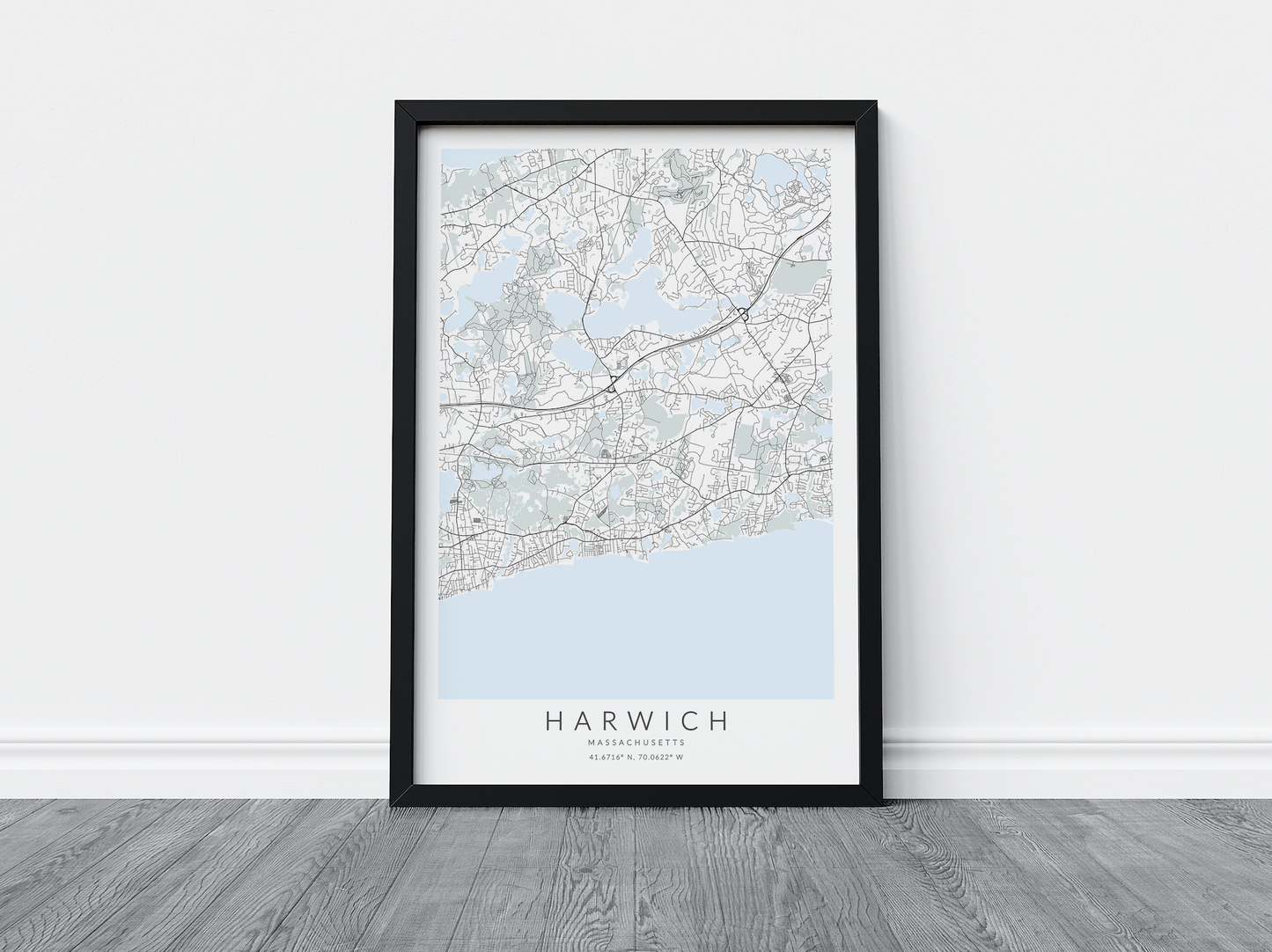 Harwich Map Print