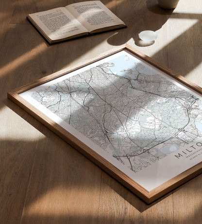 Milton Map Print