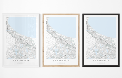 Sandwich Map Print