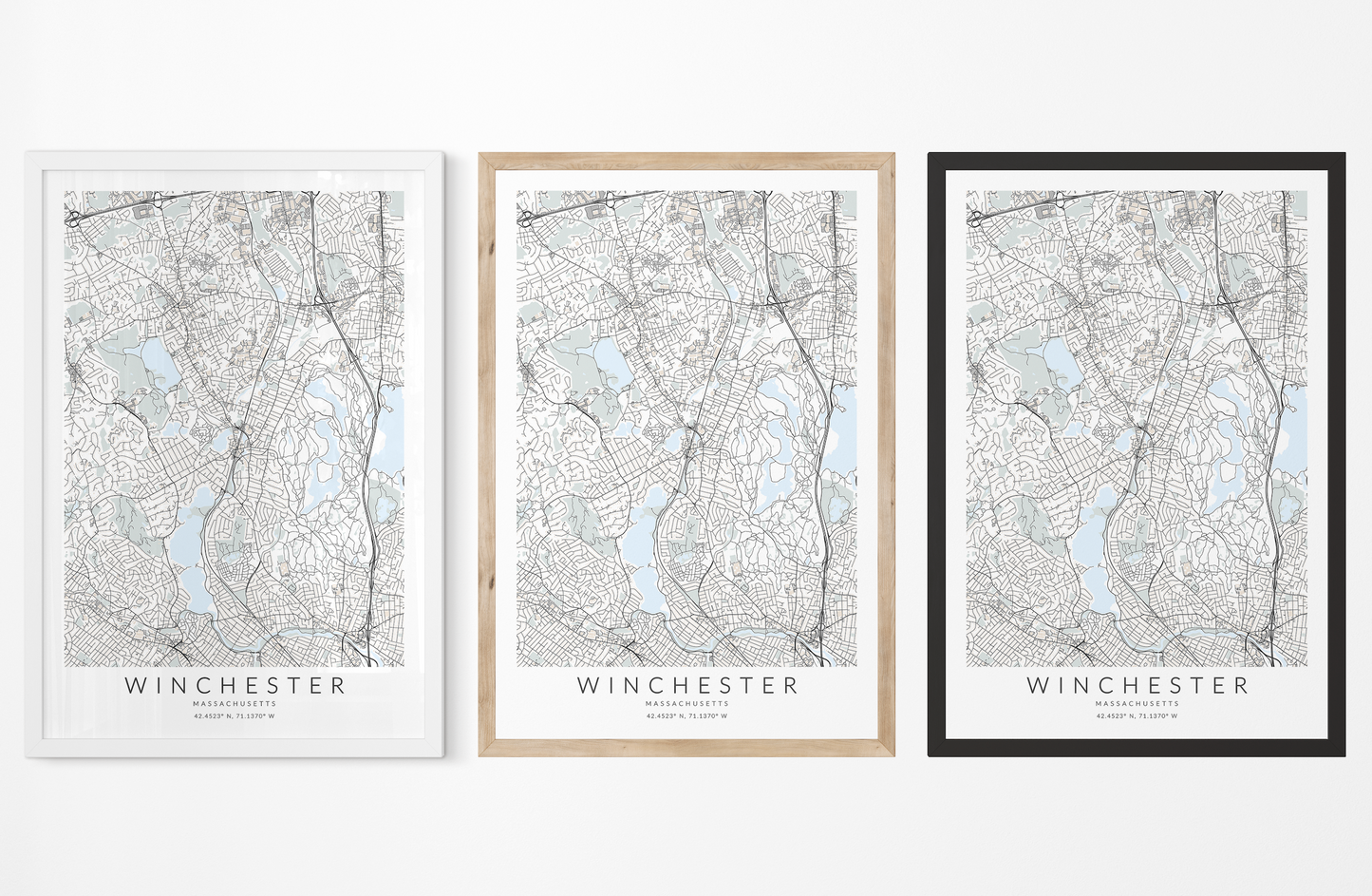 Winchester Map Print