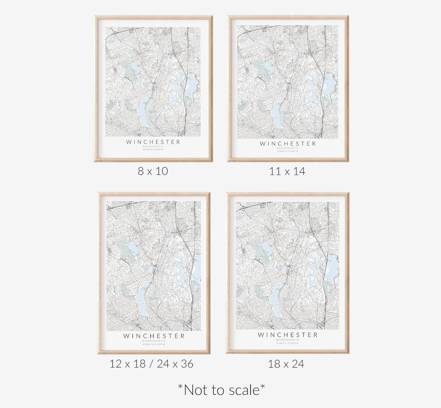 Winchester Map Print