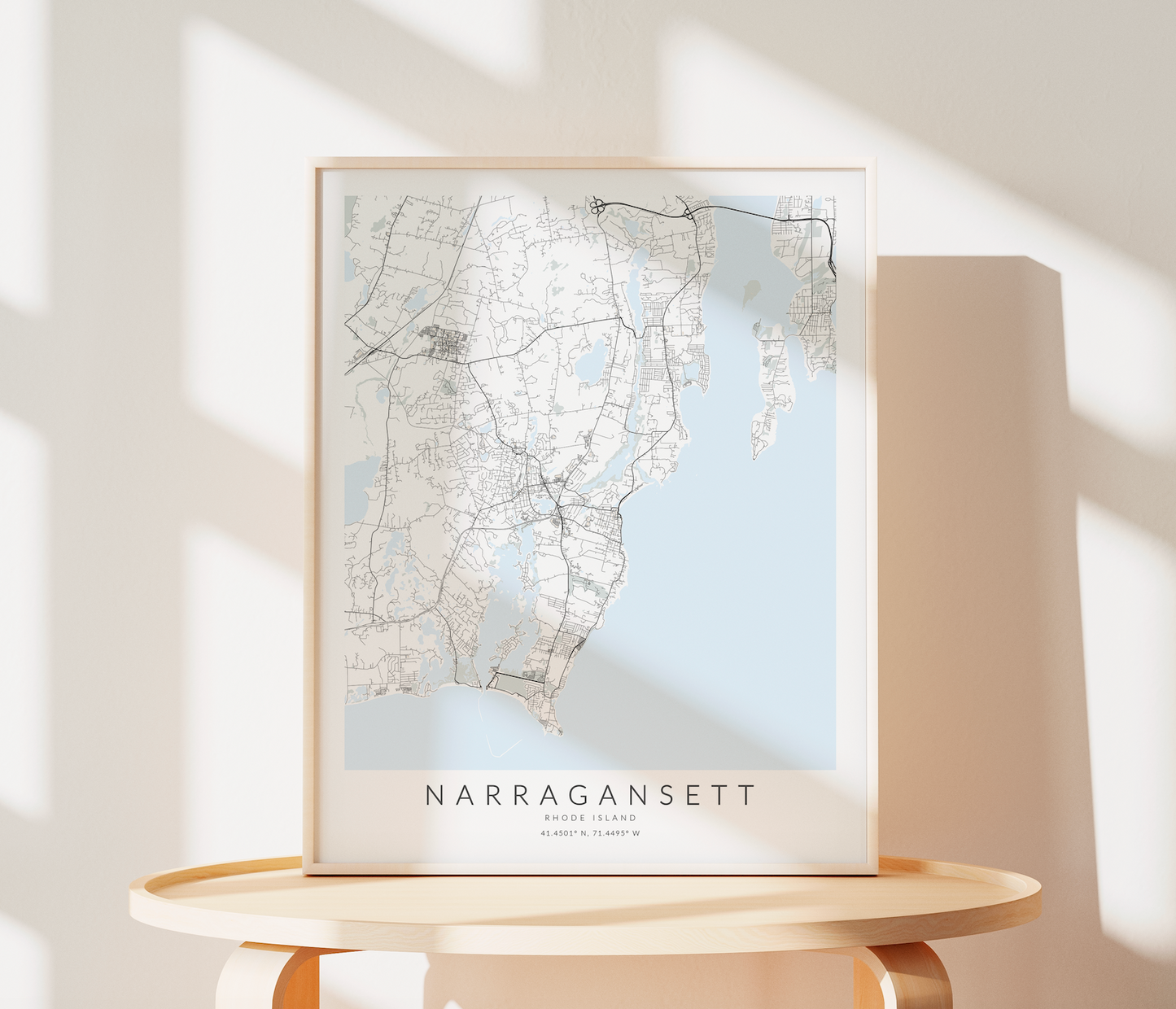 Narragansett Map Print