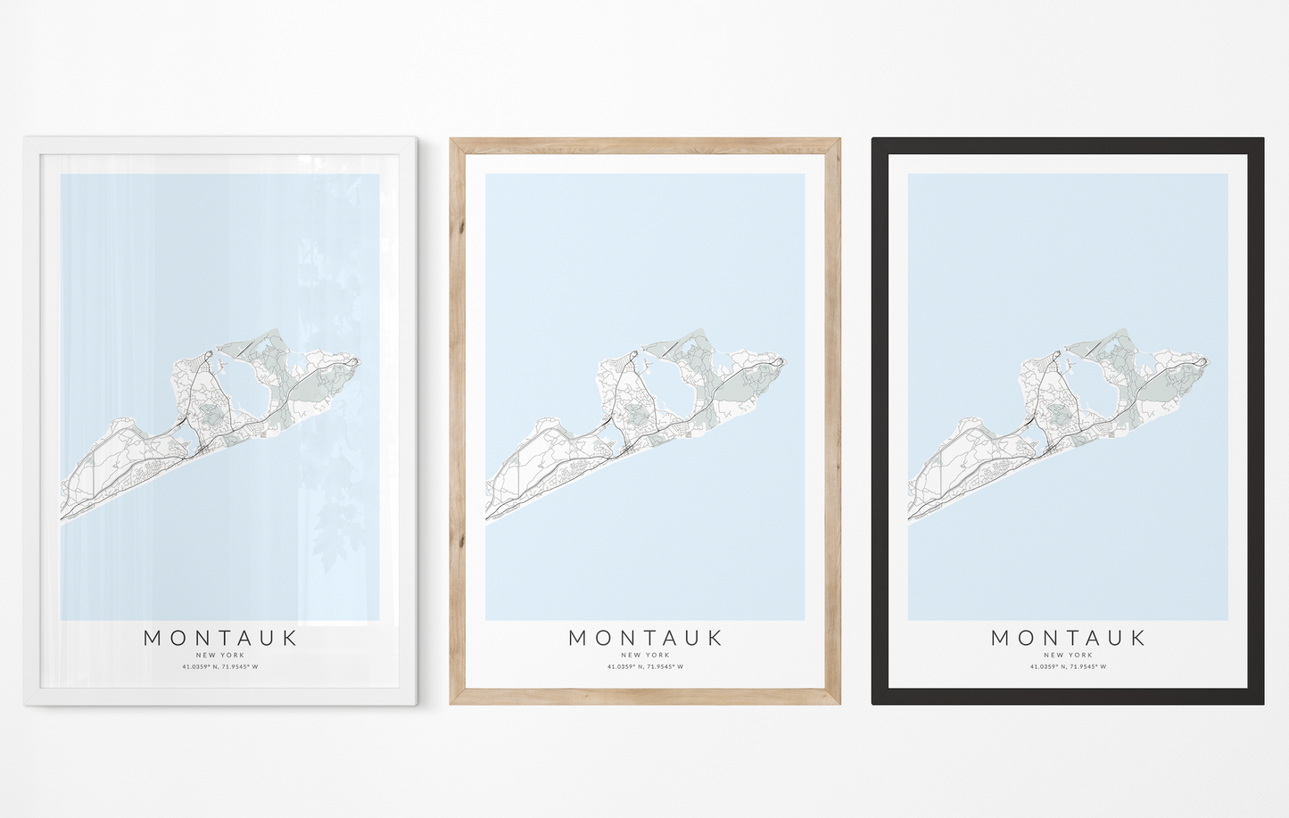 Montauk Map Print