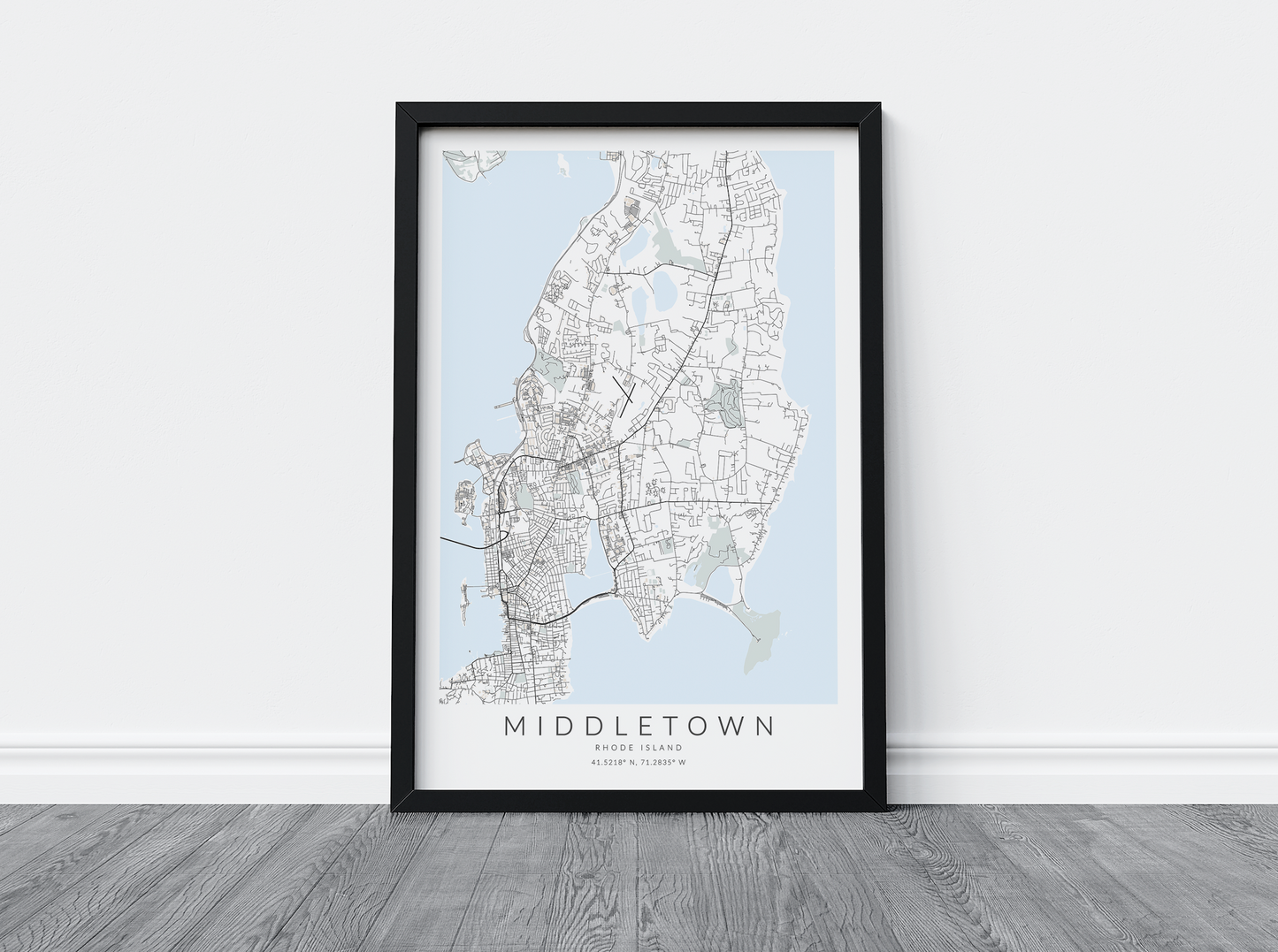 Middletown Map Print