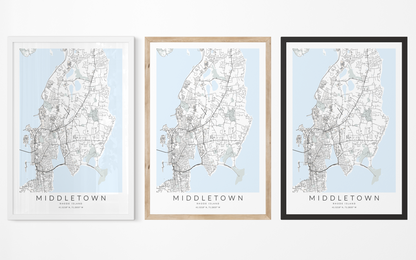 Middletown Map Print