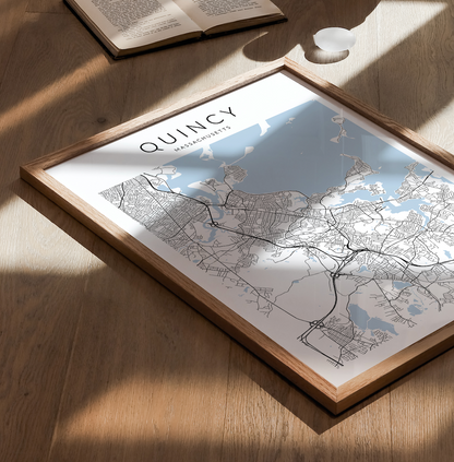 Quincy Map Print