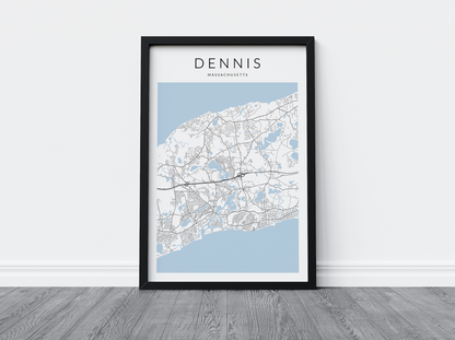 Dennis Map Print
