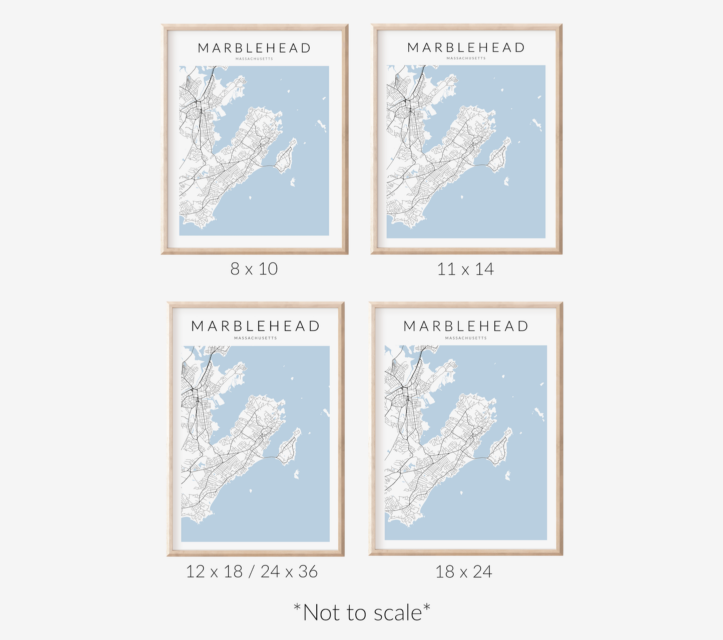 Marblehead Map Print