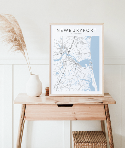 Newburyport Map Print