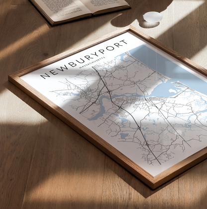 Newburyport Map Print