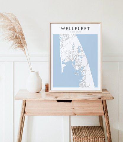 Wellfleet Map Print