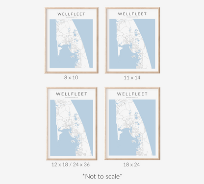 Wellfleet Map Print