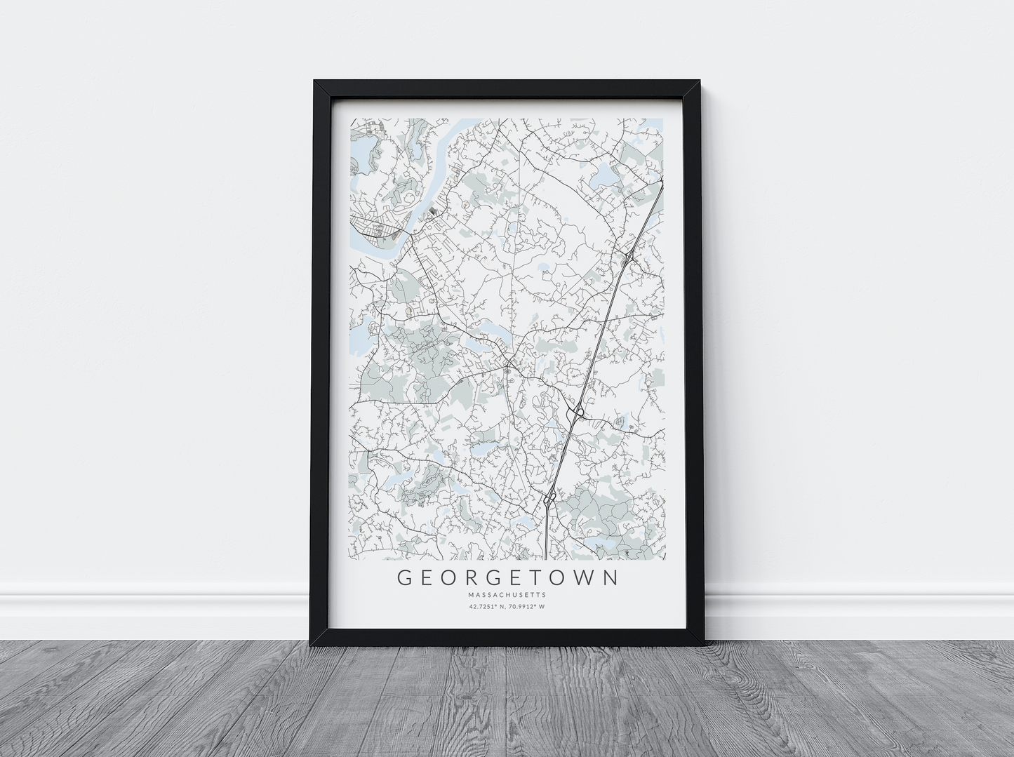 Georgetown Map Print