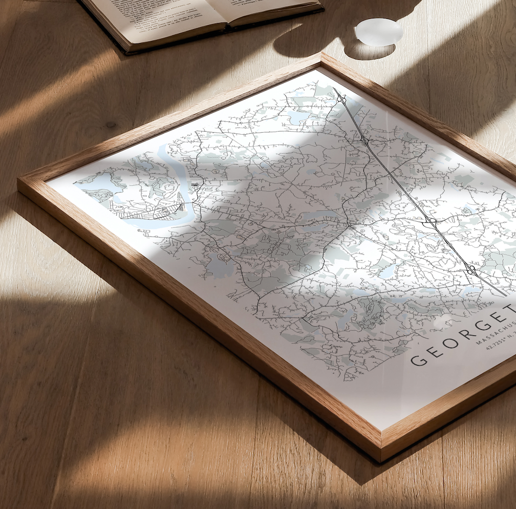 Georgetown Map Print