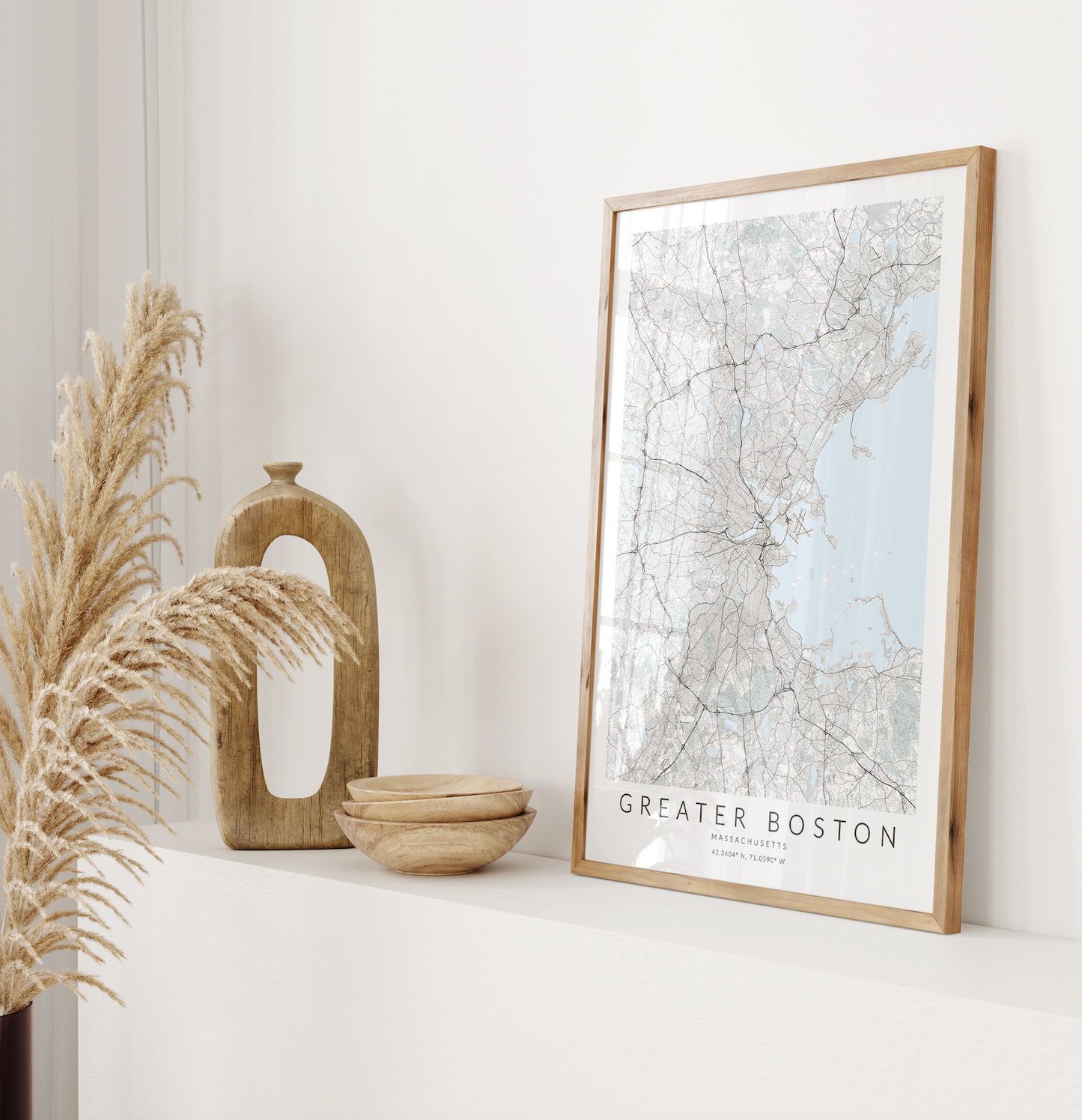 Greater Boston Map Print