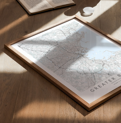 Greater Boston Map Print