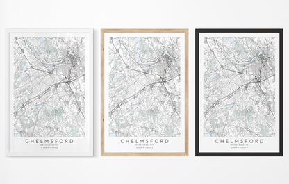 Chelmsford Map Print