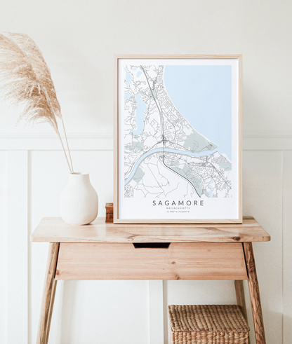 Sagamore Map Print