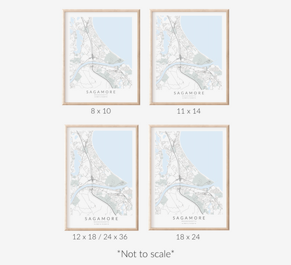 Sagamore Map Print