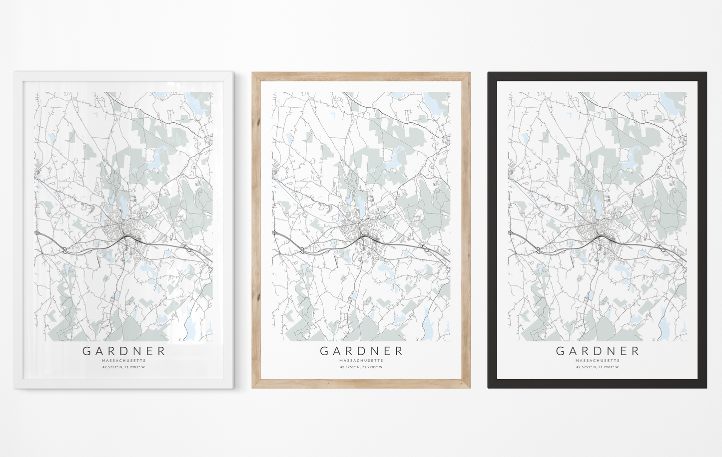 Gardner Map Print