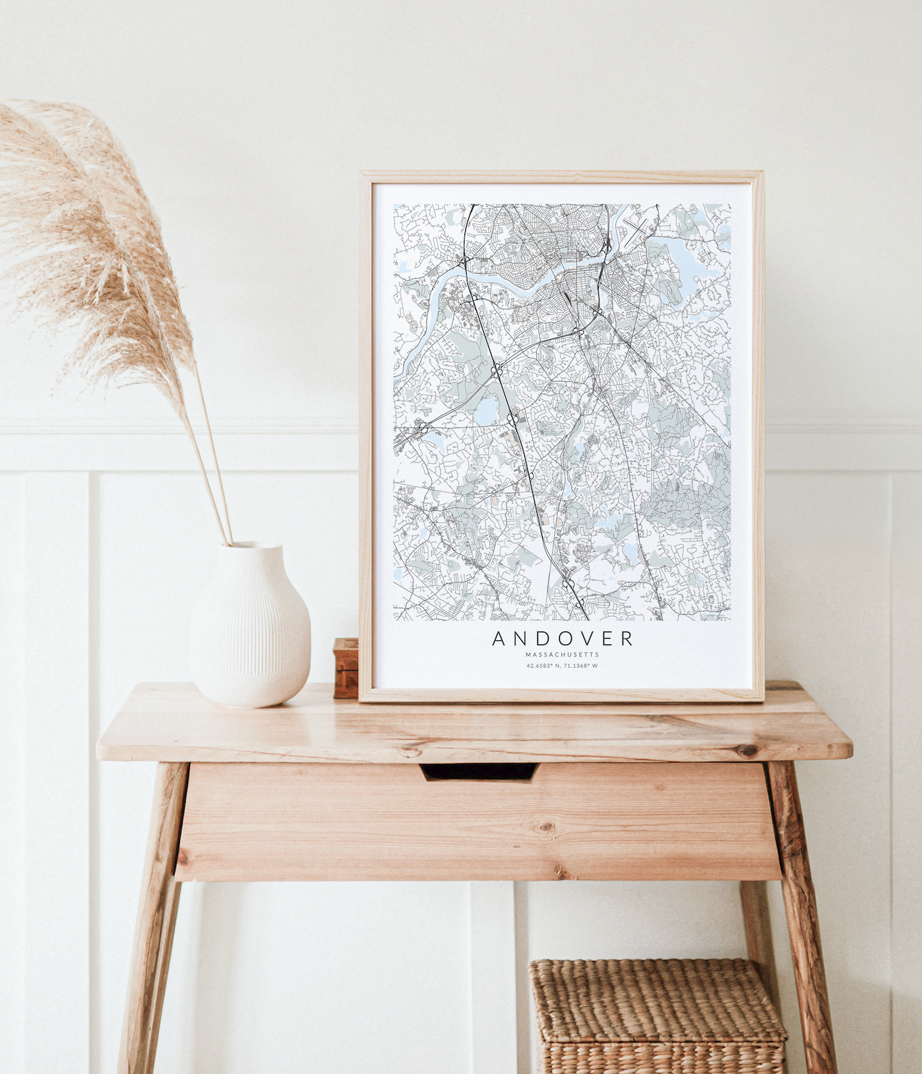 Andover Map Print