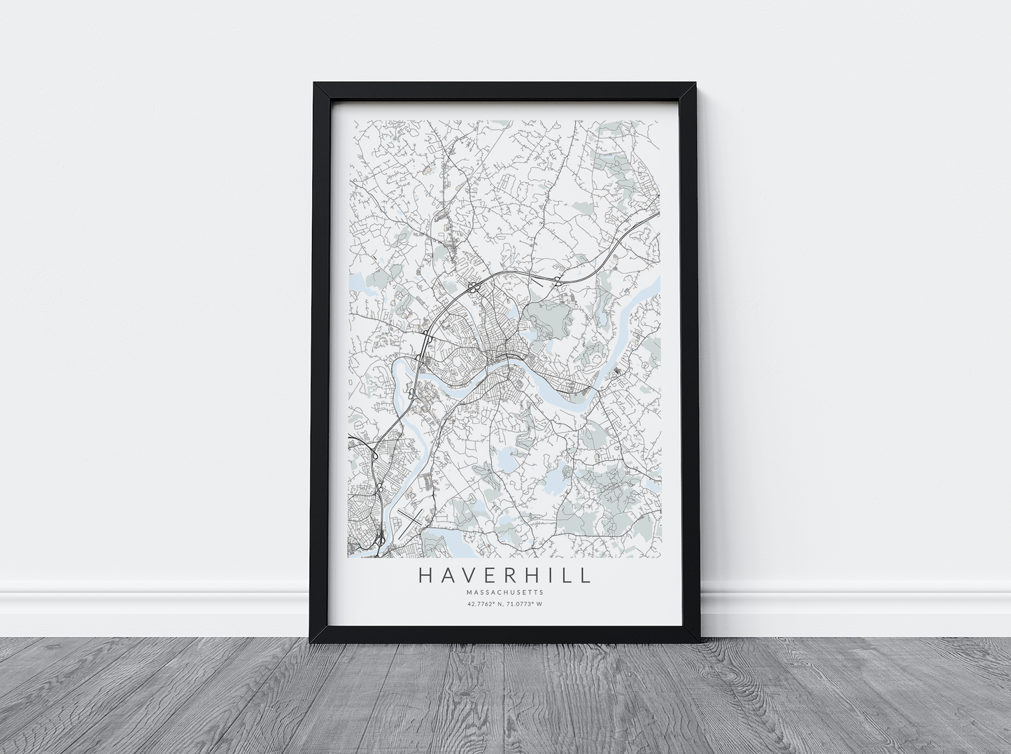 Haverhill Map Print