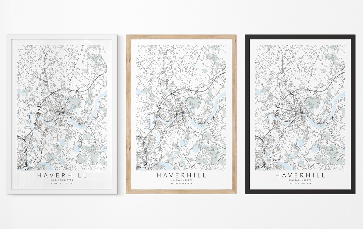 Haverhill Map Print
