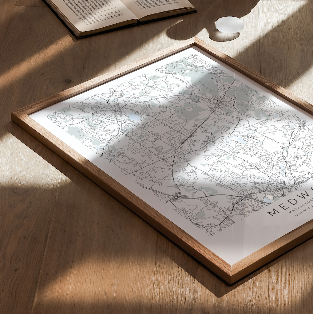 Medway Map Print