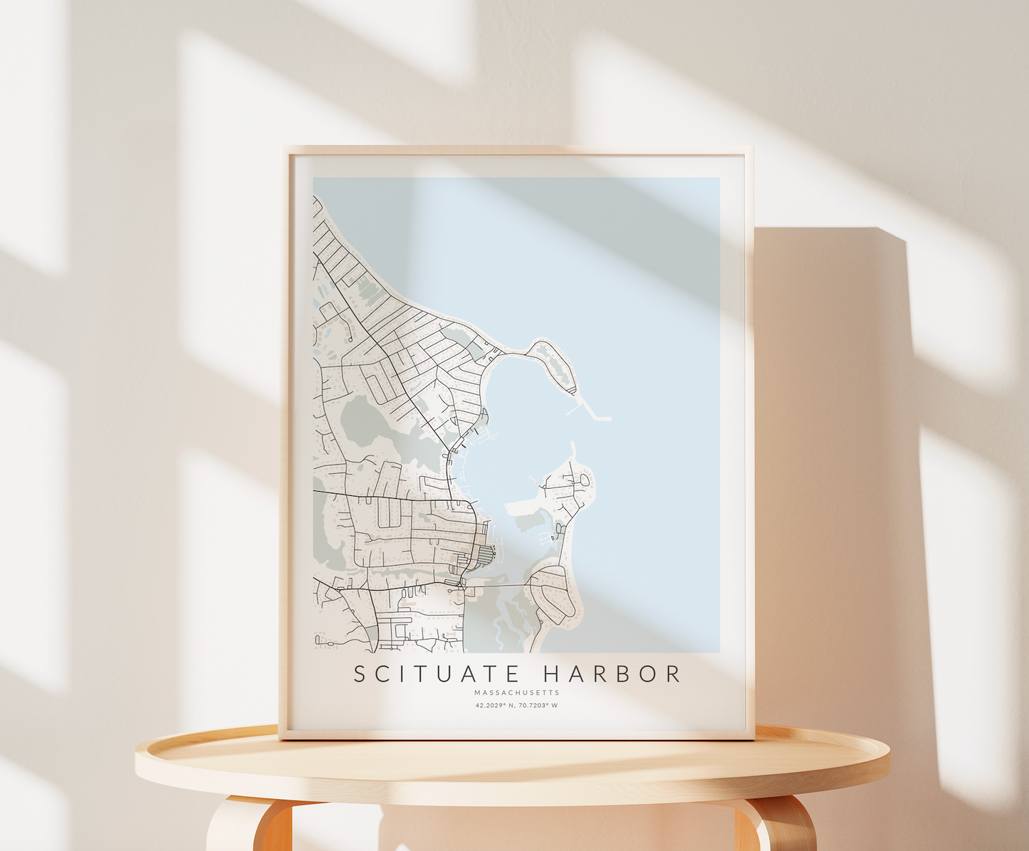 Scituate Harbor Map Print