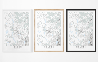 Holden Map Print