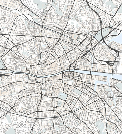 Dublin Map Print