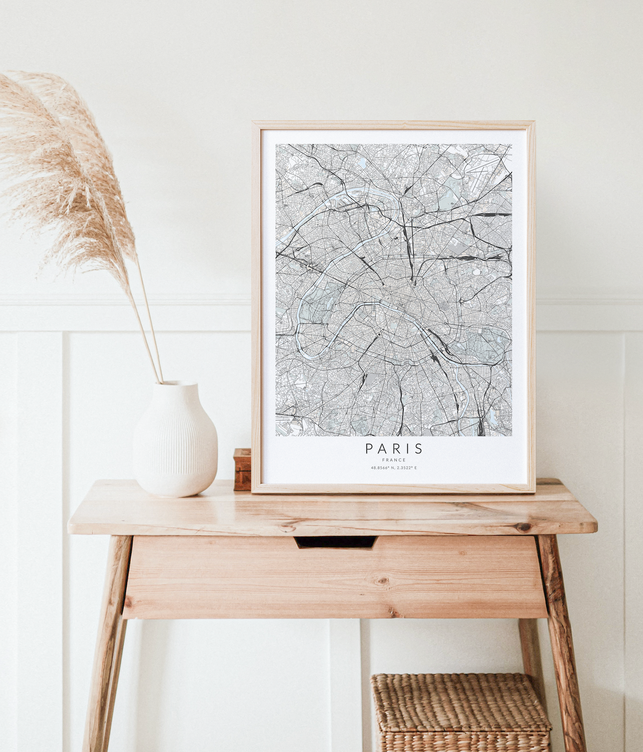 Paris Map Print
