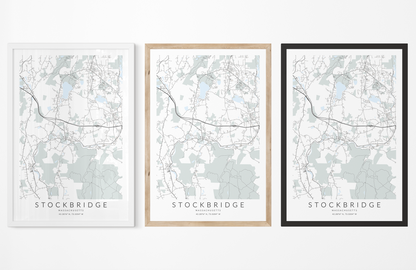 Stockbridge Map Print