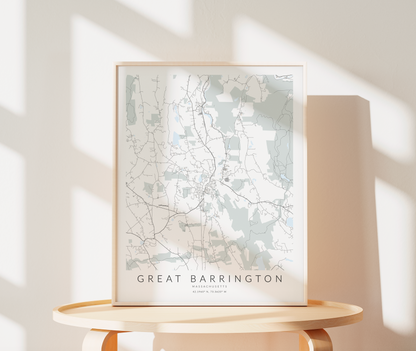 Great Barrington Map Print