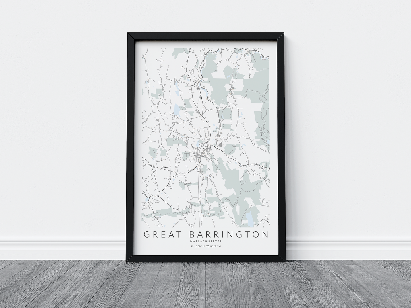 Great Barrington Map Print