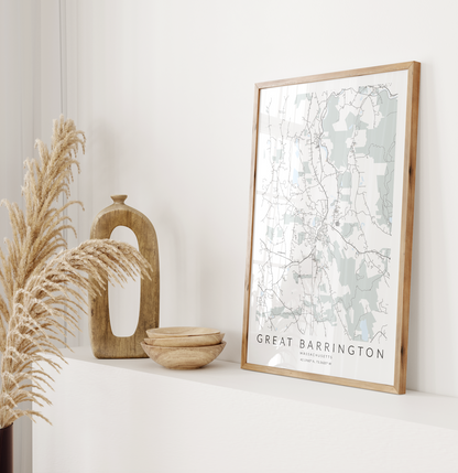 Great Barrington Map Print